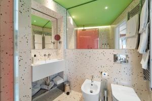 Koupelna v ubytování Hotel Milu Milano
