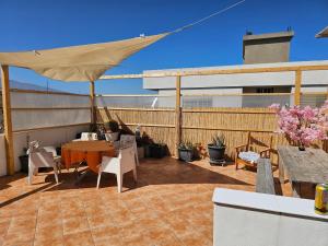 Balkón alebo terasa v ubytovaní B&B La Caleta Zimmer 3