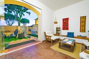 A seating area at B&B Artemisia