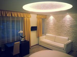 Postel nebo postele na pokoji v ubytování Hotel al Sole