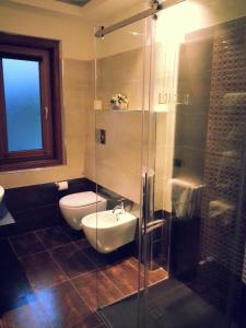 Koupelna v ubytování Hotel al Sole