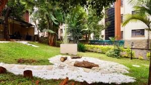 Zahrada ubytování ZZZ hostel Nairobi