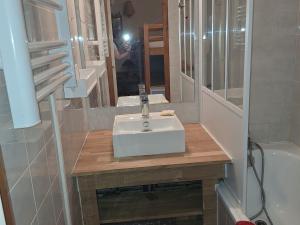 Kúpeľňa v ubytovaní Studio pour 6 pers, Villard-de-Lans, parking, proche centre, navette gratuite - FR-1-689-71