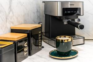 Kuchyňa alebo kuchynka v ubytovaní Luxury penthouse with jacuzzi