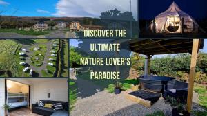 Zahrada ubytování The Getaway - The Red Kite - Pet Friendly Luxury Glamping Cabin