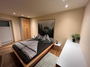 Postel nebo postele na pokoji v ubytování Apartment Waldnah