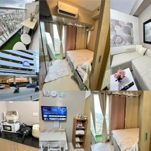 Μια τηλεόραση ή/και κέντρο ψυχαγωγίας στο Cozy1BR condo in Mezza 2 Qc with wifi and netflix