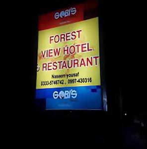 Certifikát, hodnocení, plakát nebo jiný dokument vystavený v ubytování Forest View Hotel & Restaurant