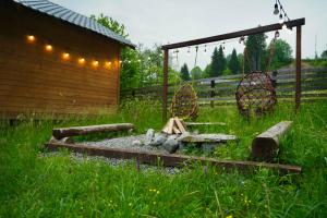 Zahrada ubytování Mountain Cabins