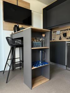 Køkken eller tekøkken på Mobile Homes Lavanda & Maslina + 21 billeder