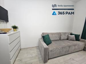 Χώρος καθιστικού στο 365PAM - Studio Bajka 50m od plaży w centrum Mielna