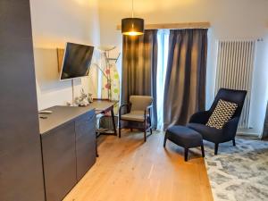 TV o dispositivi per l'intrattenimento presso Hotel Lakeview bei Interlaken