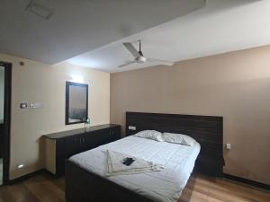 Postel nebo postele na pokoji v ubytování Hotel AB Top