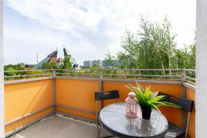 Ban công/sân hiên tại CityStay Młodych Techników