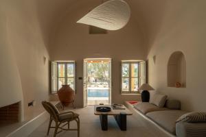 Posezení v ubytování Black Rose Beach Suites