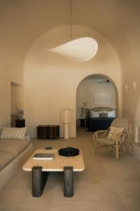Posezení v ubytování Black Rose Beach Suites