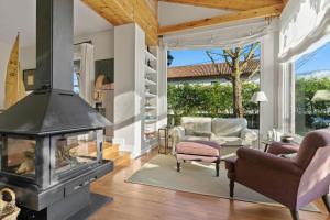 Posezení v ubytování Casa Alloru en Andrín