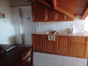 Kuchyň nebo kuchyňský kout v ubytování Tassos & Marios Apartments I