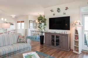 TV a/nebo společenská místnost v ubytování A Pointe Of View + 33 fotografií