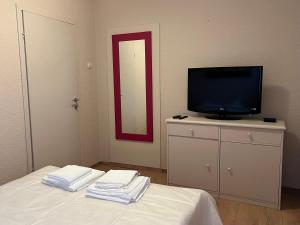 TV a/nebo společenská místnost v ubytování R&R apartment Medak 3