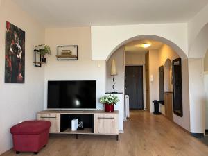 TV a/nebo společenská místnost v ubytování R&R apartment Medak 3