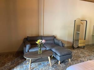 Desa Hostel的休息区