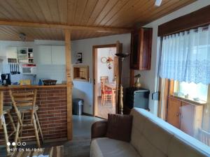 Η κουζίνα ή μικρή κουζίνα στο Haus Sonneneck 1