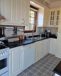 Kuchyň nebo kuchyňský kout v ubytování Kybele Resort