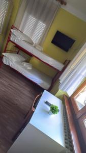 TV a/nebo společenská místnost v ubytování Hotel Garden + 33 fotografií