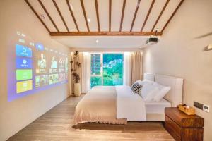 Ένα ή περισσότερα κρεβάτια σε δωμάτιο στο Wake Up in Mountain