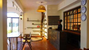 Posezení v ubytování ZZZ hostel Nairobi