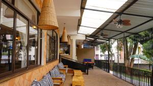 Balkón nebo terasa v ubytování ZZZ hostel Nairobi