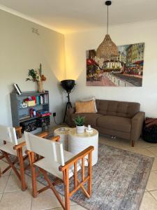 Et opholdsområde på Cadle Craft Cottage