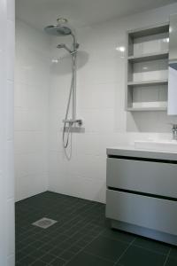 Koupelna v ubytování Pärnu Lubja Apartments