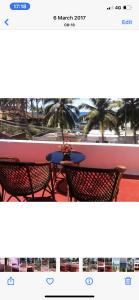 Hotel Samudra Tara的阳台或露台