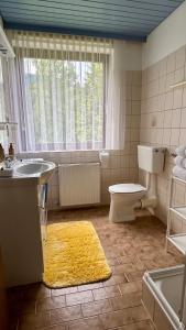 Koupelna v ubytování Pension Edelweiß Mitterberg