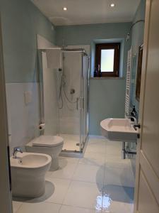 Koupelna v ubytování A Casa Da Agata
