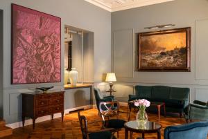 Гостиная зона в Grand Hotel Miramare