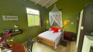 Giường trong phòng chung tại Jacoway Inn