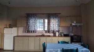 Η κουζίνα ή μικρή κουζίνα στο Galini apartments
