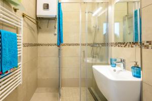 حمام في Stradun View En Suite Rooms & Studio