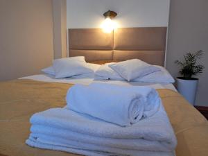 Postel nebo postele na pokoji v ubytování Willa Lenka