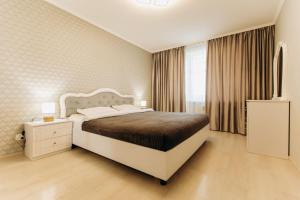 Ένα ή περισσότερα κρεβάτια σε δωμάτιο στο Luxury Big Family Apart on Golovna поряд з ТЦ ДЕПОТ та АТБ