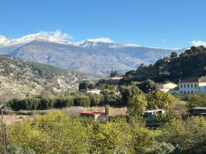 a view of a mountain range with houses and trees at Las Terrazas del Jardin Nazari B41 in Vélez de Benaudalla +63 photos
