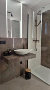 Kúpeľňa v ubytovaní Apartamenty Bujaki Ustroń