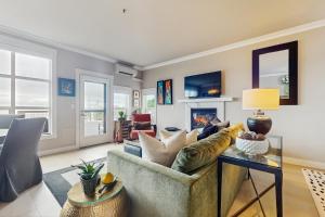 TV i/ili multimedijalni sistem u objektu The Beach Suite