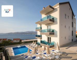 Bazén v ubytovaní Apartments BlueView alebo v jeho blízkosti
