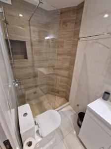 Koupelna v ubytování Diana's Cozy 21 Studio + 17 fotografií