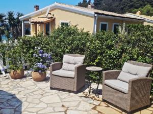Posezení v ubytování Corfu Dream Holidays Villas