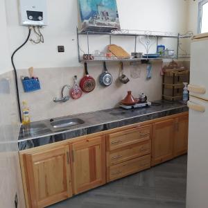 Kuchyň nebo kuchyňský kout v ubytování Tamraght + 3 fotografie
